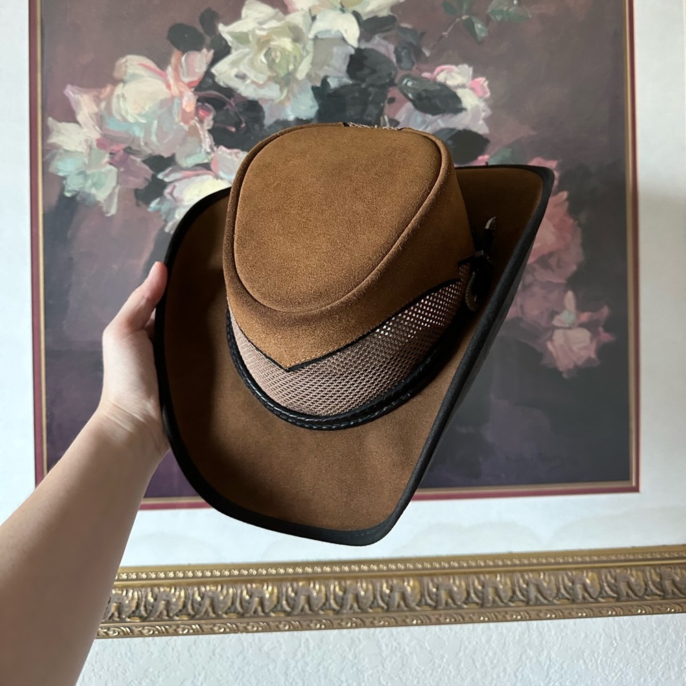 Head N’ Home Cheyenne brown suede cowboy hat